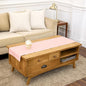 Solino Home Cotton Linen Table Runner Pink, Hemstitch Collection 14 x 48 in | by SolinoHome