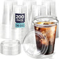 Fit Meal Prep 200 Pack 16 oz Clear Plastic Cups by FMPBRANDS