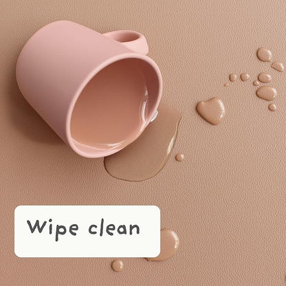 Table Craft Mat to Protect Dining Table, 38"x39.4" Craft Mess mat Great for Childrens Crafts and Play Protect Your Furniture from Spills and Mess Easy to Clean, Heat Resistant (Terracotta, 38" 39.4")