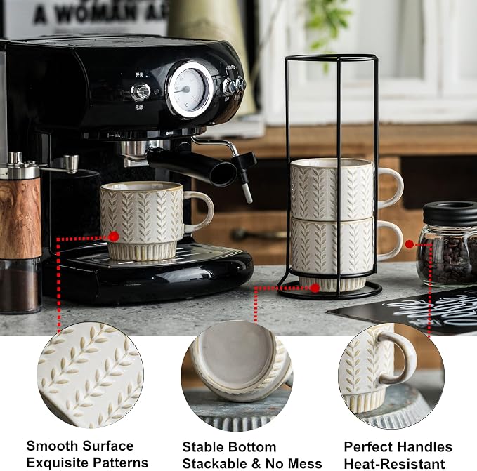 Miamolo Coffee Mugs Set of 4 - Image 4