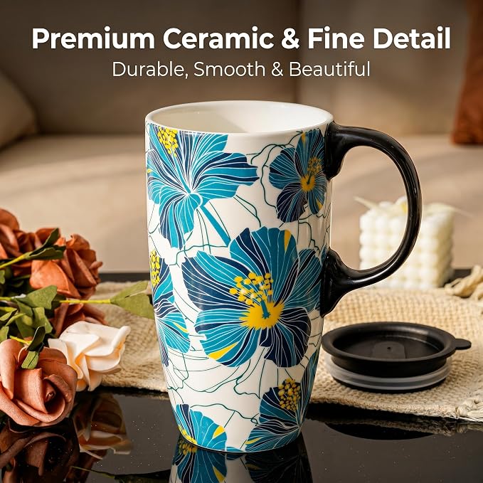 Topadorn 17oz Ceramic Travel Mug - Image 4