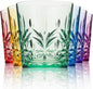 Bravario Royal Plastic Drinking Glasses, 13 oz Set of 6, Plastic Cups Reusable by Bravario