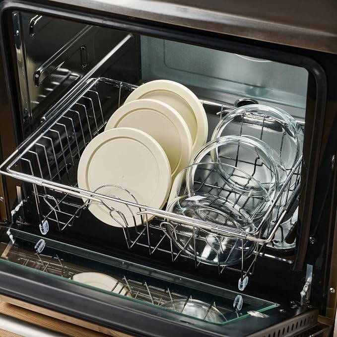 6-Piece Glass Food Storage Containers Set | 4-Cup, Leakproof | Microwave - Image 4