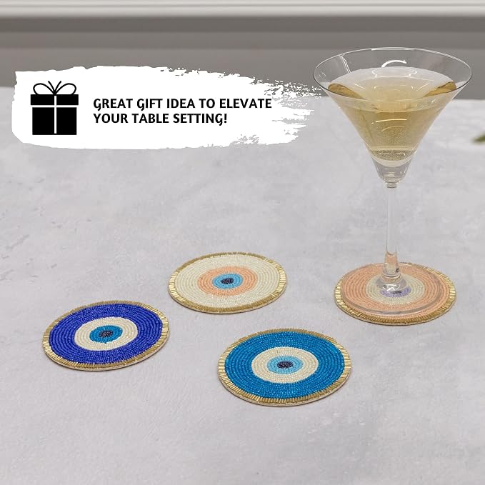 Folkulture Cute Coasters Set of 4 - Image 4