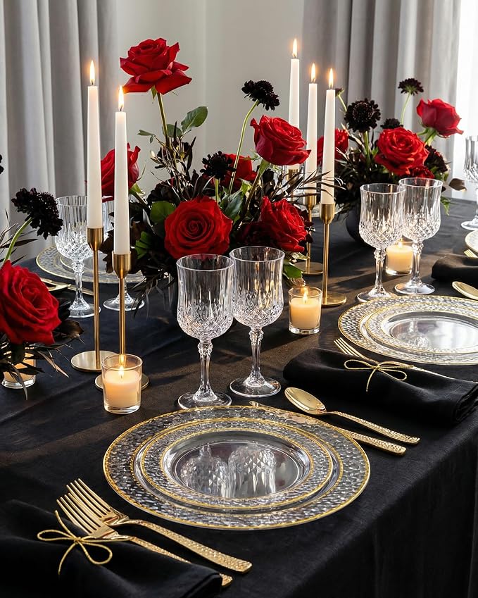 Ciaell 24 Pack Plastic Wine Glasses - Image 5