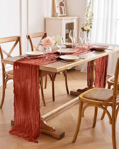 Pureegg 2-Pack Fall Thanksgiving Table Runner, Baby Shower, Wedding and - Image 8