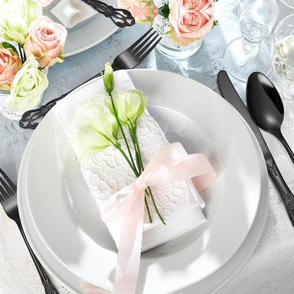 Black Silverware Royal Flatware Set - Image 9