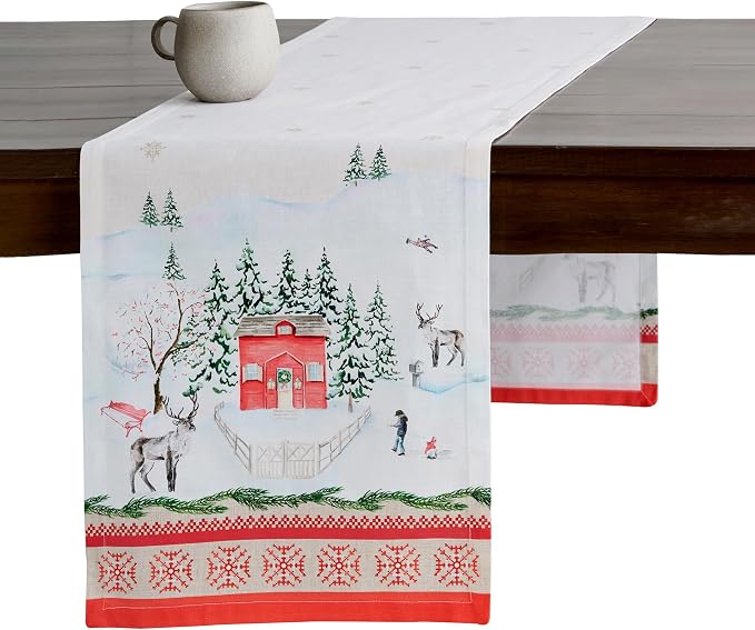 Maison d' Hermine Table Runner 100% Cotton 14.50" x 108" | Table Runners 108 by MaisondHermine