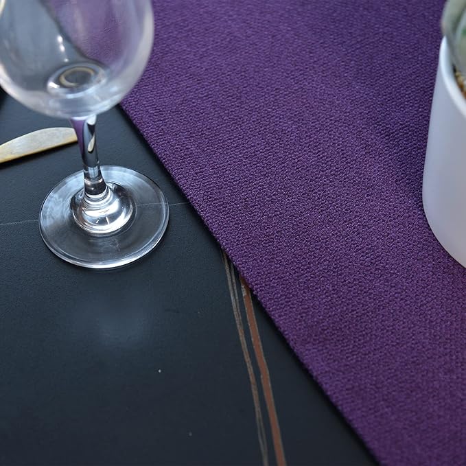 Dinning Table Runner Cloth 12 x 90 Inches Farmhouse Kitchen Coffee Burlap Table - Image 3