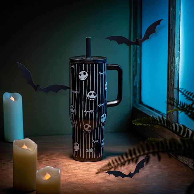 Zak Designs Nightmare Before Christmas 30oz Spill-Proof Insulated Tumbler | BPA - Image 9