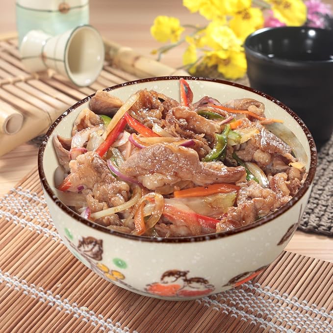 clothmile 4.5 Inch Japanese Retro Rice Bowls Set of 2 Japanese Style - Image 5