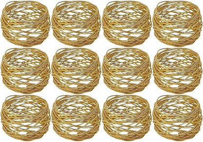 Classic Handmade Napkin Rings Set, Dining Table Holders by Shafa+impex