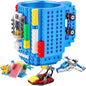 DEEXITO Build on Brick Coffee Mugs, Creative DIY Kids Party Cups by DEEXITO