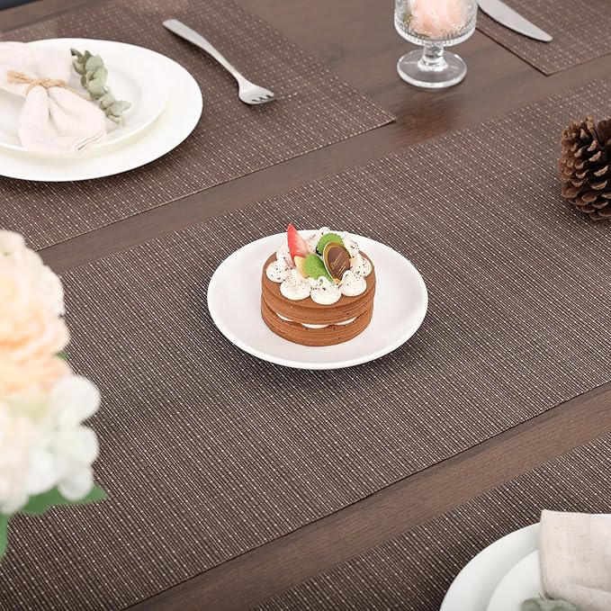 Myir JUN Table Runner Home Decor Dining Table Runners | Vinyl Table Runner 94 - Image 3