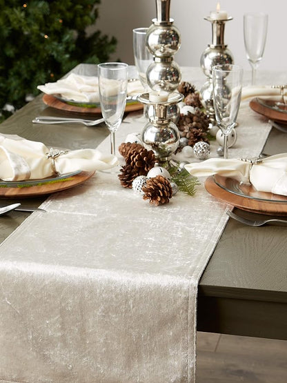 DII Velvet Collection Tabletop, Table Runner - Image 5