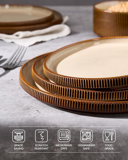 famiware Star 10/8 inches Dinner Plates Set - Image 4