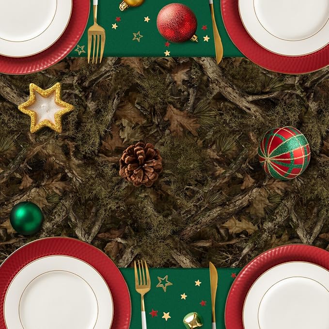 Camo Table Runner Seasonal Spring Fall Kitchen Dining Linen Table Decoration - Image 4