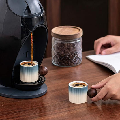 Ceramic Mini Espresso Cups Demitasse Cups - Image 5