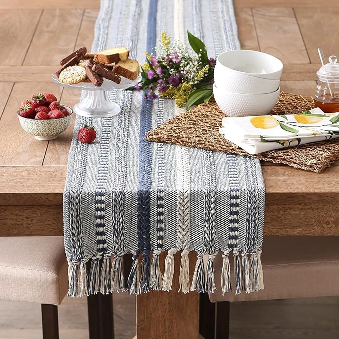 The Home Talk Premium Cotton Designer Table Runner by TheHomeTalk