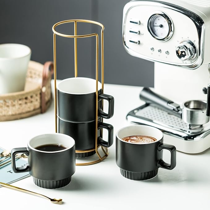 Miamolo Stackable Coffee Mugs - Image 6