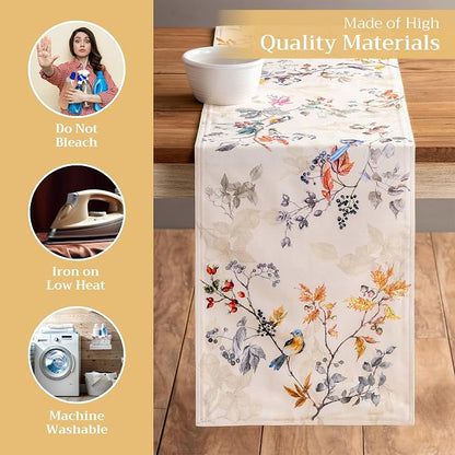 Maison d' Hermine Table Runner 100% Cotton 14.50" x 108" | Table Runners 108 - Image 3