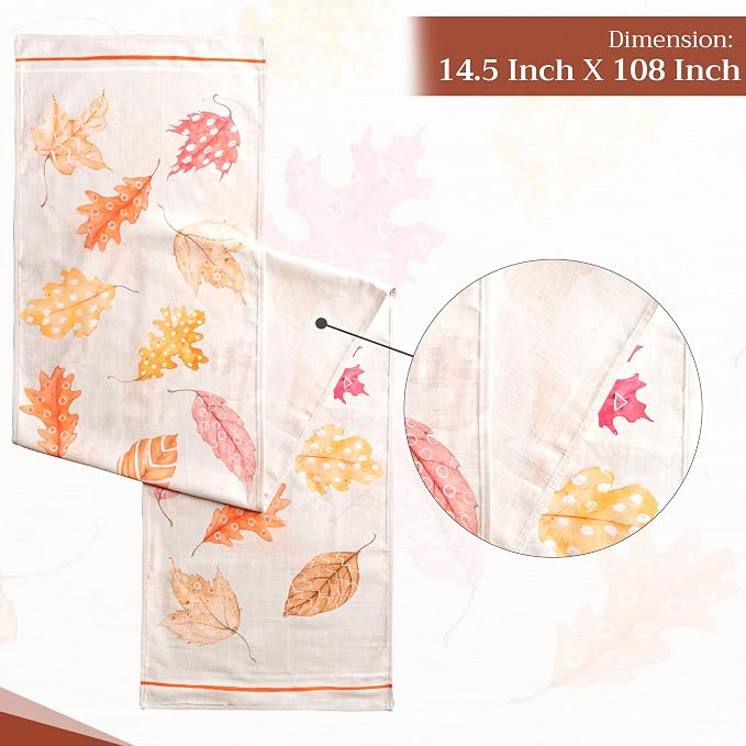 Maison d' Hermine Table Runner 100% Cotton 14.50" x 108" | Table Runners 108 - Image 4