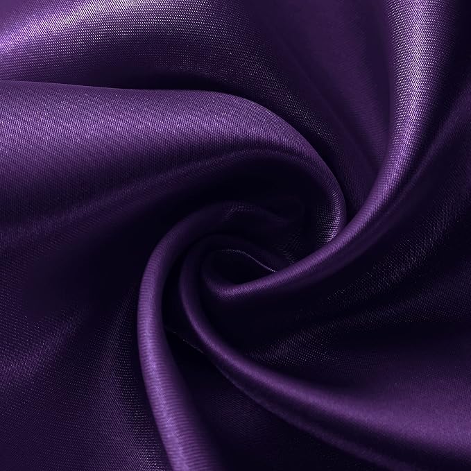Horbaunal 12 Pack Purple Satin Table Runner 12 x 108 Inch | Smooth Table Runners - Image 6