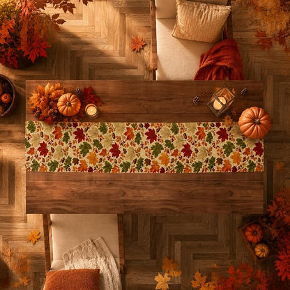 Fall Decor - Fall Leaves Table Runner - Image 6