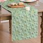 Artoid Mode Green Soft Plush Faux Fur Jacquard Embroidery Sunflower Spring by ArtoidMode