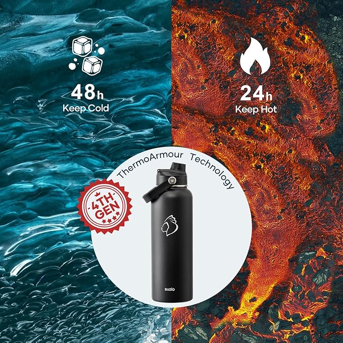 BUZIO Triple Wall Vacuum Water Bottle - Image 2