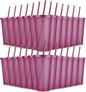 24 Pack Plastic Tumblers with Lids and Straws, Reusable Colorful Cups by LEIFEOSH