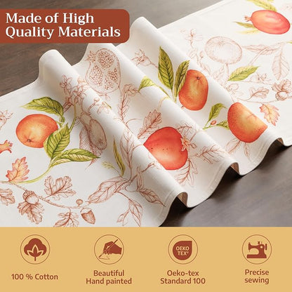 Maison d' Hermine Table Runner 100% Cotton 14.50" x 108" | Table Runners 108 - Image 3