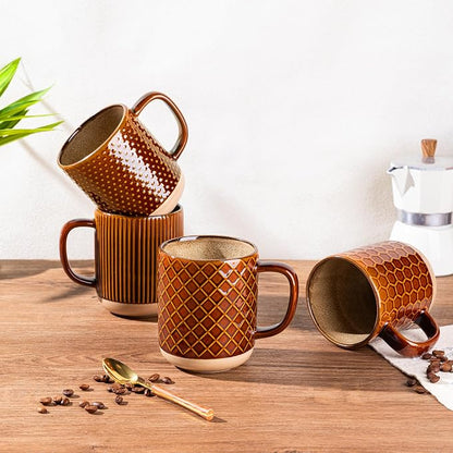 GBhome Coffee Mugs Set of 4, 12 oz Coffee Cups - Image 6