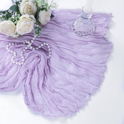 6 Pack Lilac Purple Cheesecloth Table Runner 10Ft Lavender Gauze Cheese Cloth - Image 7
