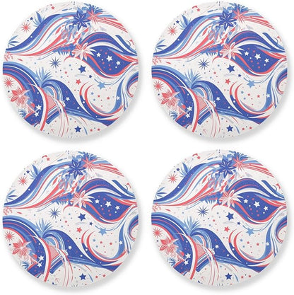 4th July American Independence Day Coaster by KLL