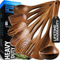 Zulay Kitchen Premium 8-Piece Wooden Spoons by ZulayKitchen