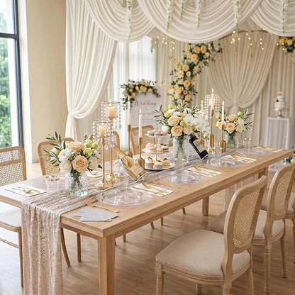 KIRE 210Pcs Clear Plastic Plates - Image 9