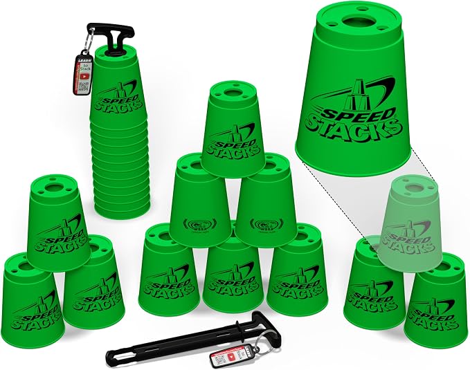 Speed Stacks | Official Sport Stacking Set, Low Friction | WSSA Approved by SpeedStacks