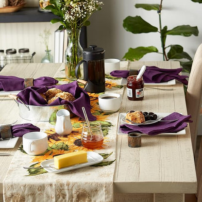 DII Variegated Tabletop Collection, Napkin Set, 6 Piece - Image 6
