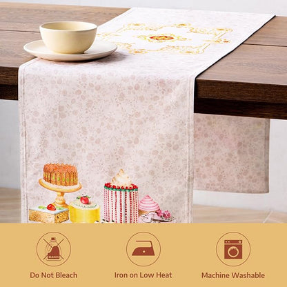Maison d' Hermine Table Runner 100% Combed Cotton 14.5"x72" | Table Runners 72 - Image 8