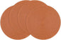 SHACOS Round Placemats Set of 4 for Dining Table 15 inch Round Braided Fall Placemats Washable Kitchen Table Mats Home Decor, Dark Orange