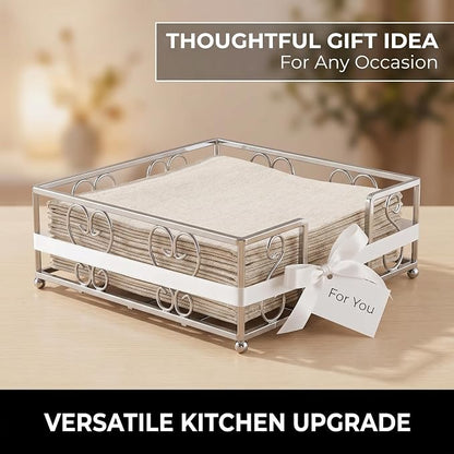 Flat Napkin Holder for Table, Dinner Napkins & Everyday Use - Image 8