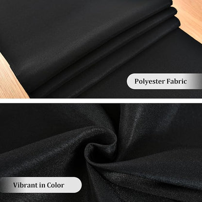 Farmhouse Black Table Runner Dining Table Runners 60 Inches Long Coffee Table - Image 4