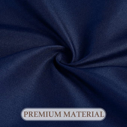 8 Pack Round Tablecloth 90 Inch Navy Blue Tablecloth for Round Tables, Washable Polyester Table Cloth Stain and Wrinkle Resistant Decorative Table Cover for Wedding Party Dining Banquet