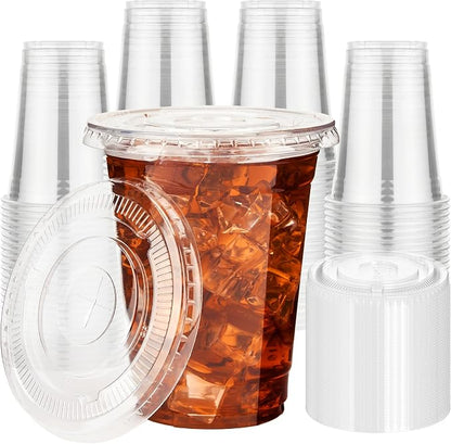 YEEHAW 16 oz 100 Pack Disposable Iced Coffee Cups by YEEHAW