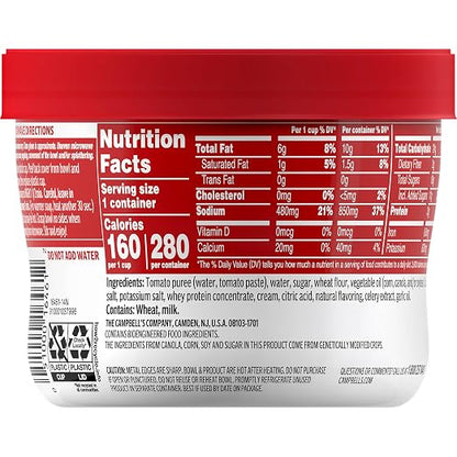 Campbell's Creamy Tomato Soup, 15.4 oz Microwavable Bowl - Image 4