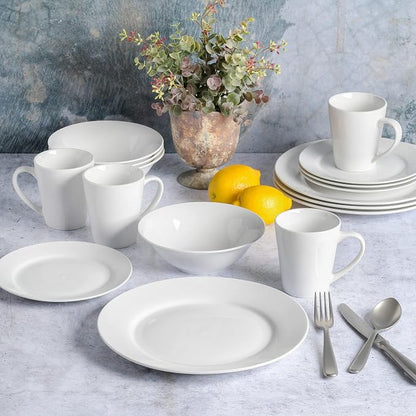 Gibson Home Amelia Court Porcelain Chip and Scratch Resistant Dinnerware Set - Image 5