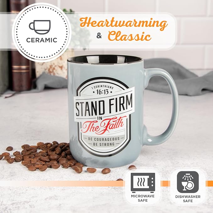 Christian Art Gifts Large Ceramic Inspirational Scripture Coffee & Tea Mug - Image 4