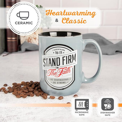 Christian Art Gifts Large Ceramic Inspirational Scripture Coffee & Tea Mug - Image 4