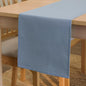 Encasa XO Table Runner, Cotton Canvas Dining Runner 13"x94" | B Grey, 180 GSM by EncasaXO
